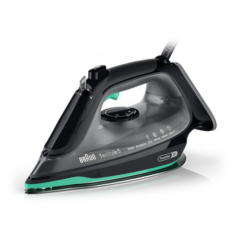Braun TexStyle 5 SI 5277 GR Fer à vapeur Semelle en céramique 2700 W Vert