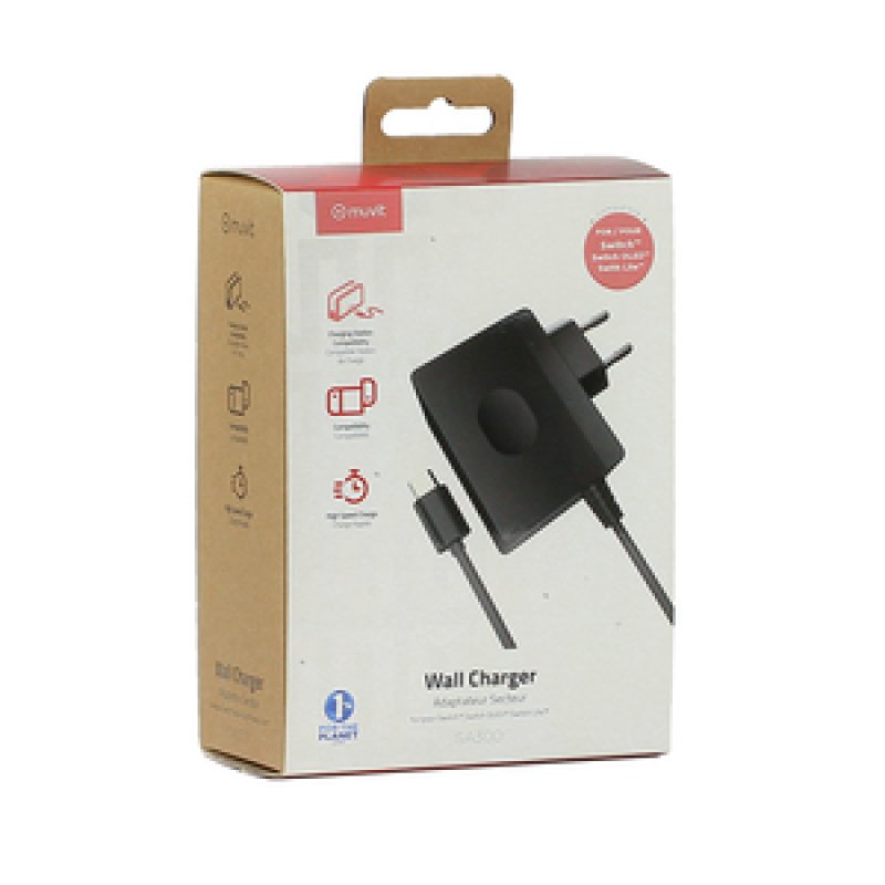MUVIT GAMING ADAPTATEUR SECTEUR POUR SWITCH COMPAT DOCK