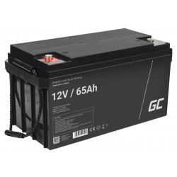 Green Cell AGM28 industrial rechargeable battery Sealed Lead Acid (VRLA) 65000 mAh 12 V