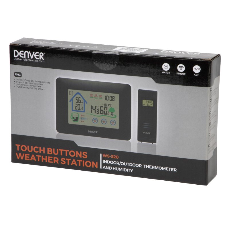 Denver WS-520 digital weather station Black Battery