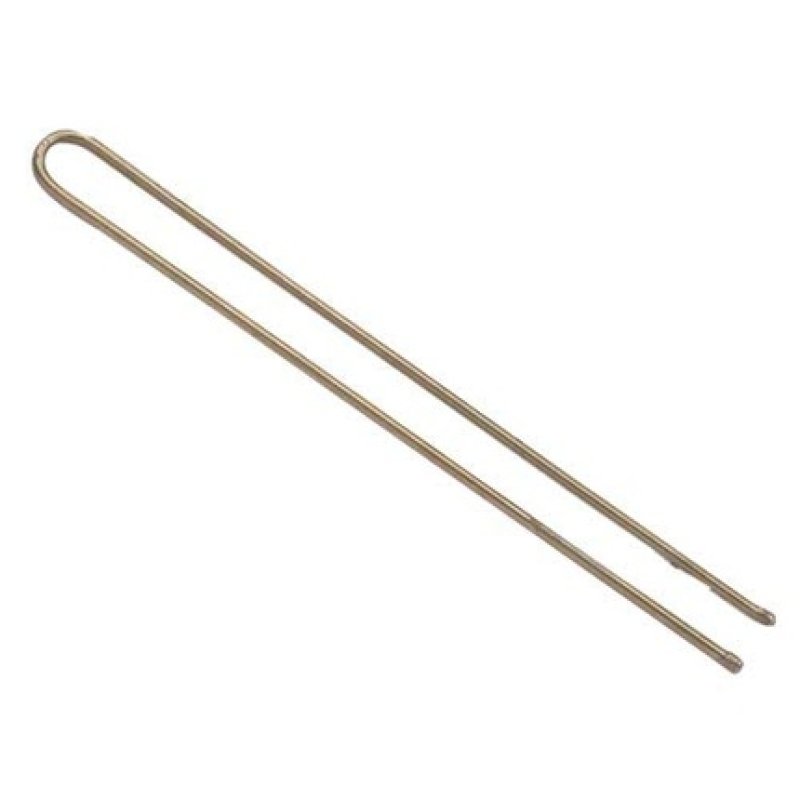 Sibel Hair Clips Straight Brown 70mm - Pack of 50