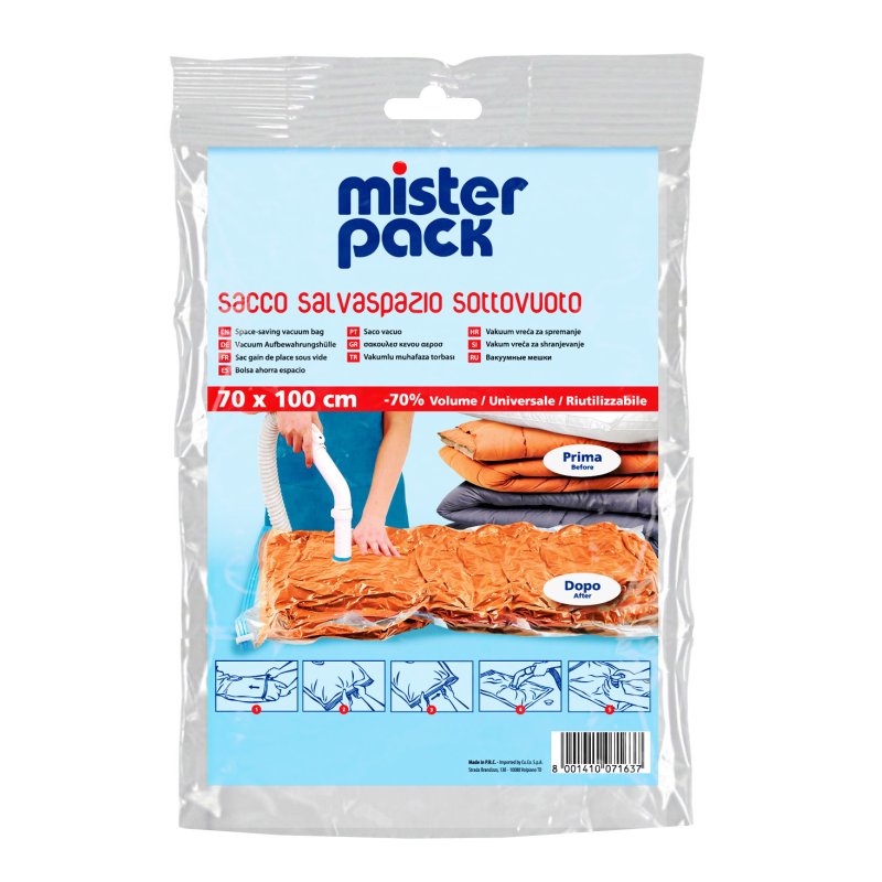 Misterpack 913095 clothing storage bag Transparent