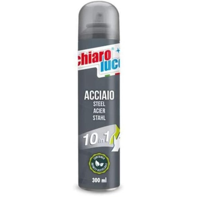 Chiaro Luce Steel Cleaning Spray - 300 Ml