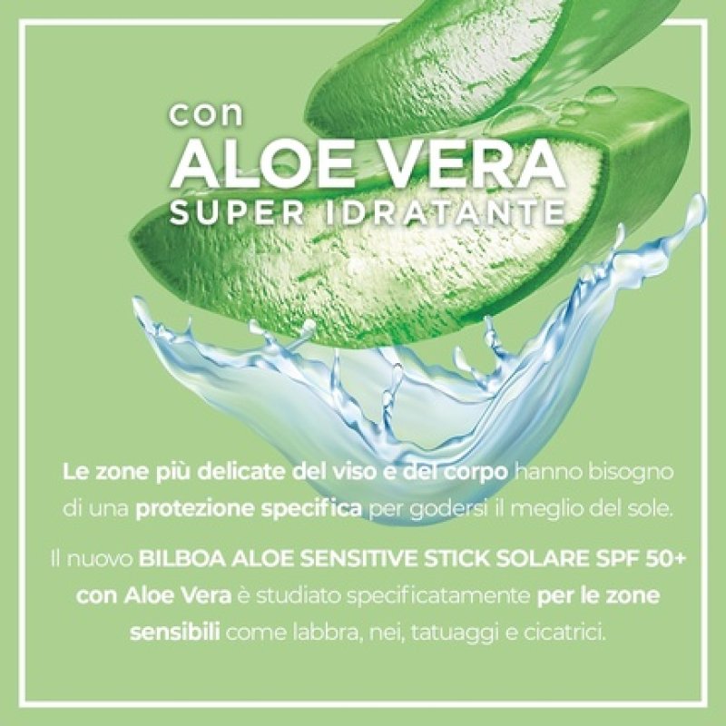 Bilboa Sun Stick SPF 50 with Aloe Vera 12ml
