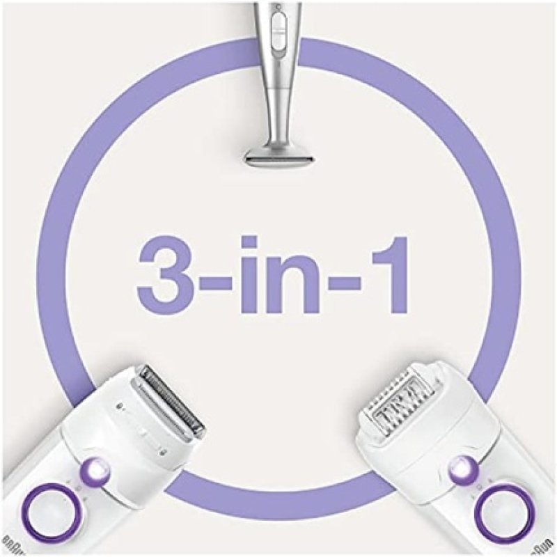 Braun Silk-épil 5 825 Power 28 tweezers White, Purple