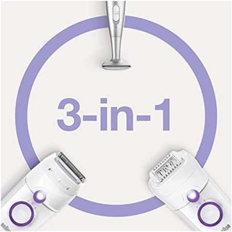 Braun Silk-épil 5 825 Power 28 pince(s) Blanc, Violet