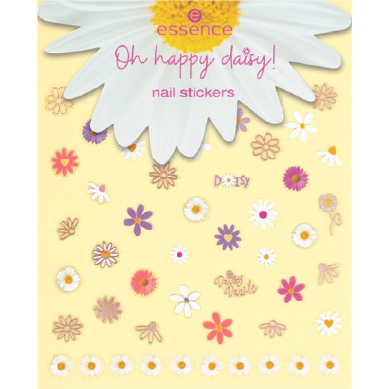 Essence Oh Happy Daisy! Nail Stickers Sticker pour ongles 1 pièce(s) Multicolore