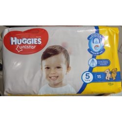 Huggies Unistar Nappies Size 5 11-25kg 1 Pack Of 15