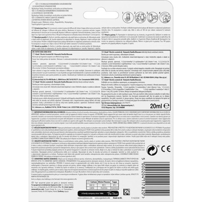 Glade Electric Essential Oil Diffuser Starter Kit 1 Refill