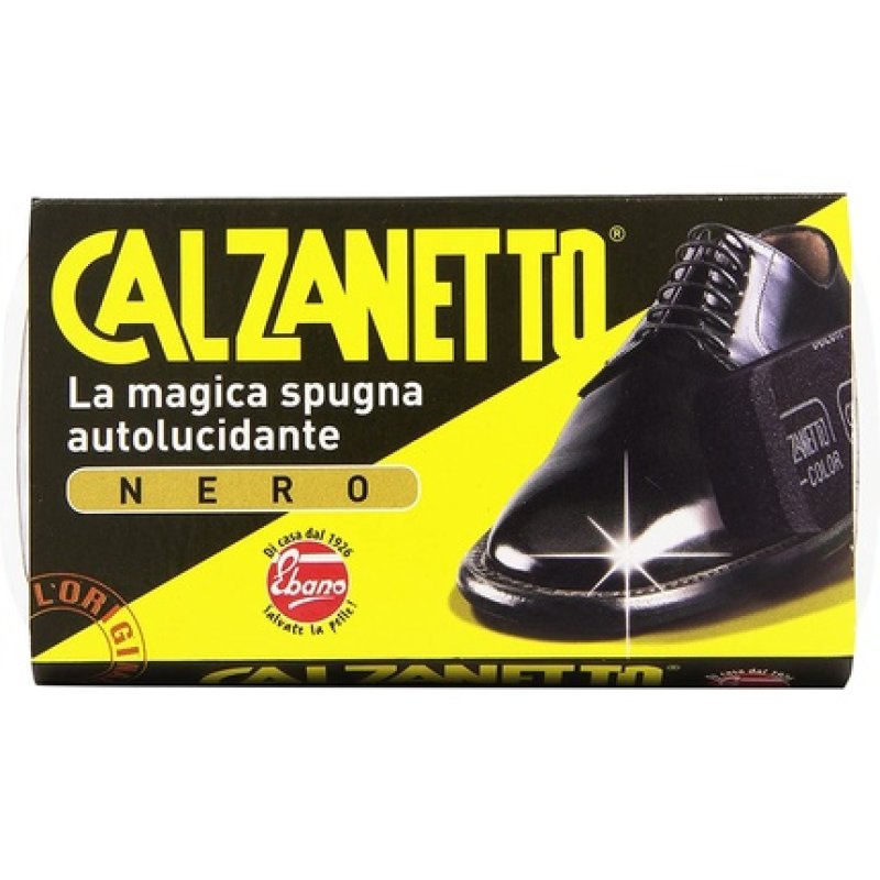 Calzanetto – Self-Cleansing Sponge, Black, 1 Piece