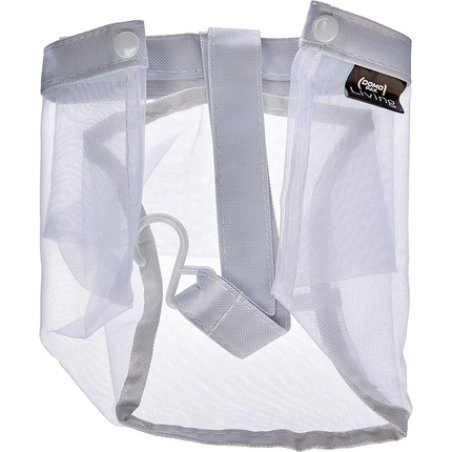 Domo Pak Living Clothes Peg Basket 20 Pegs, White, Diametro 20cm X 19cm