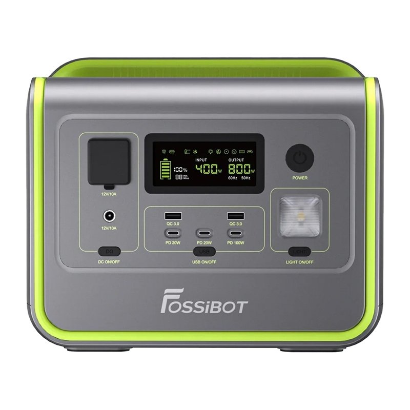 FOSSIBOT F800 800W Charging Station (Green)