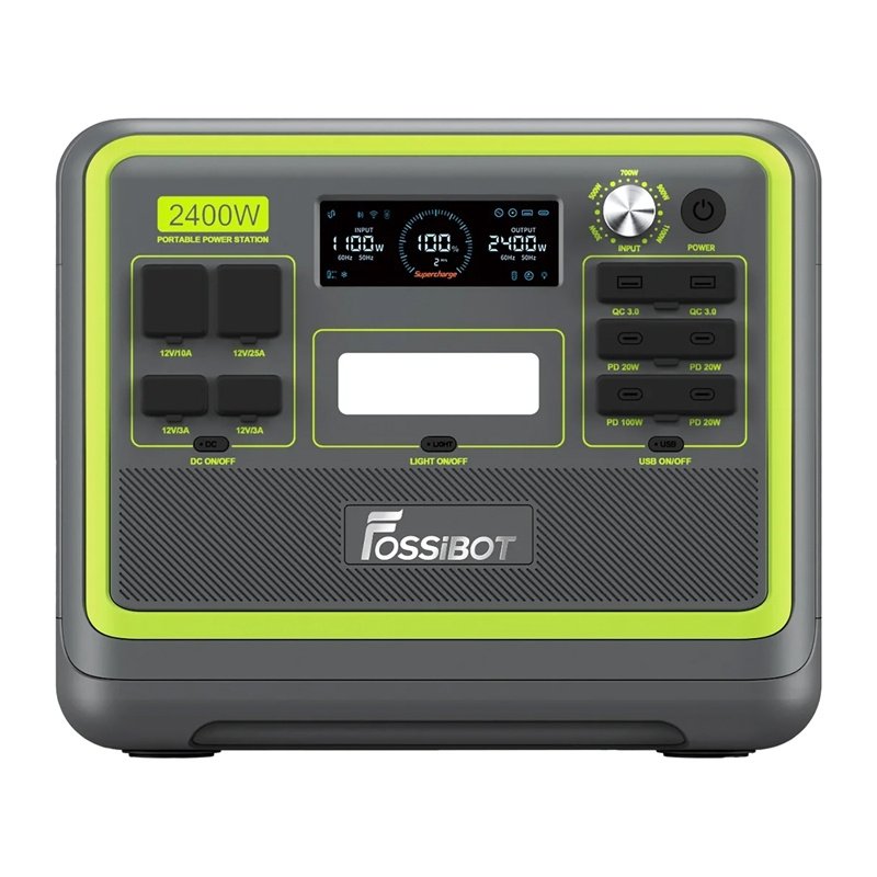 FOSSIBOT F2400 2400W Charging Station (Green)