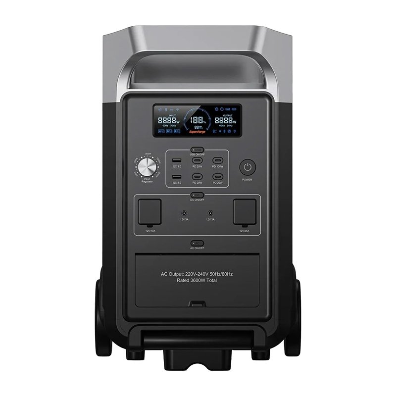 FOSSIBOT F3600 Pro 3600W Charging Station (Black)