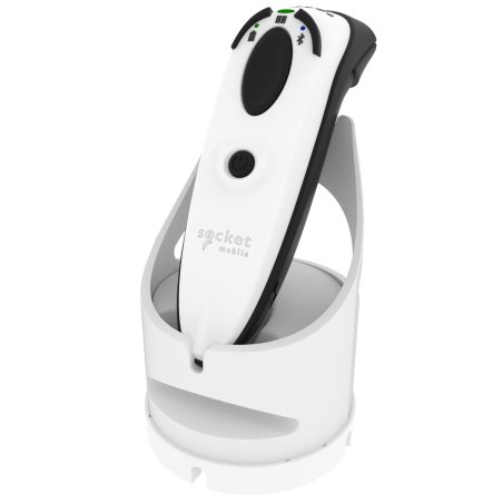 DURASCAN D720 LINEAR BARCODE QR CODE READER WHITE CHARGING DOCK