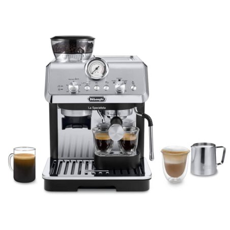 De'Longhi Machine à café à porte-filtre EC9155.MB / La Specialista Arte EC9155.MB Argent