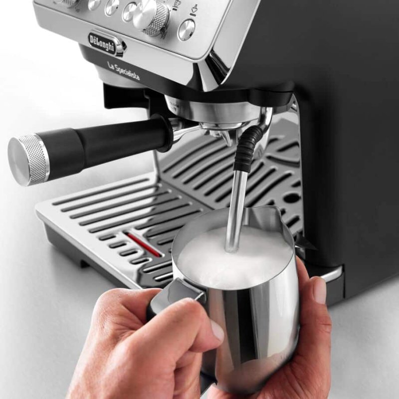 De'Longhi Machine à café à porte-filtre EC9155.MB / La Specialista Arte EC9155.MB Argent