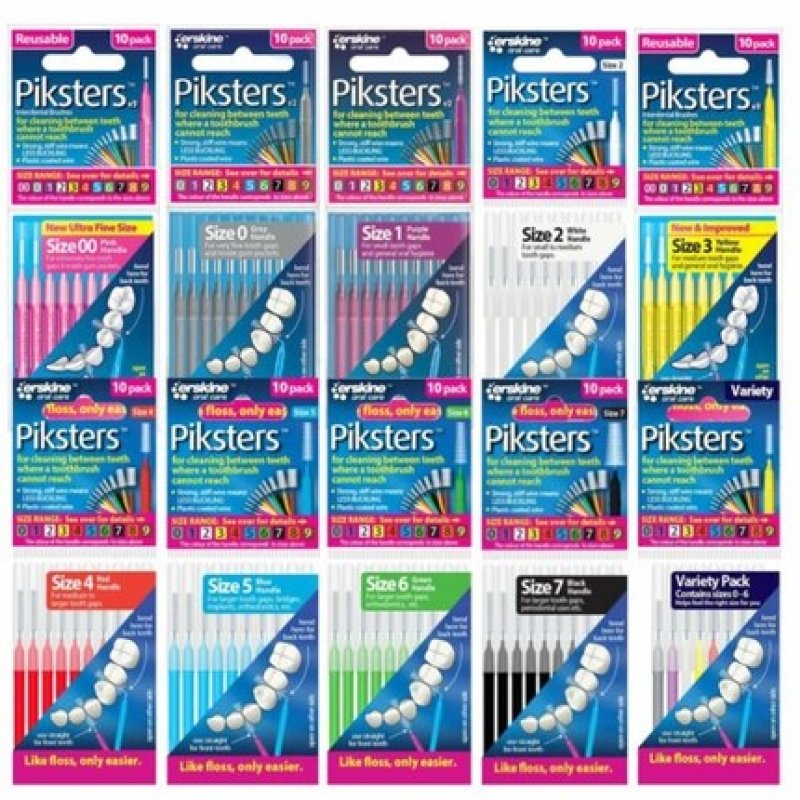 Piksters Interdental Brushes - Dental Floss Brush