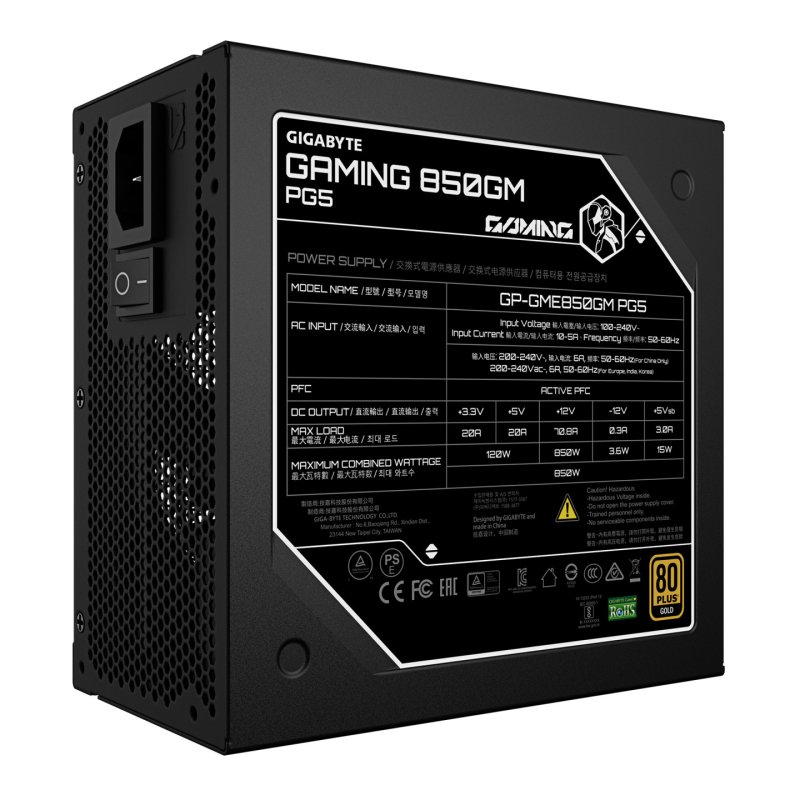 PSU GBT 850W 80 Gold FM ATX3.0
