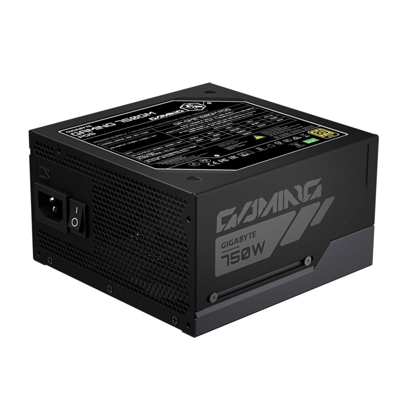 GIGABYTE GAMING 750GM PG5 Bloc d’Alimentation – PCIe 5.1, 80 PLUS Gold, conception entièrement modulaire,