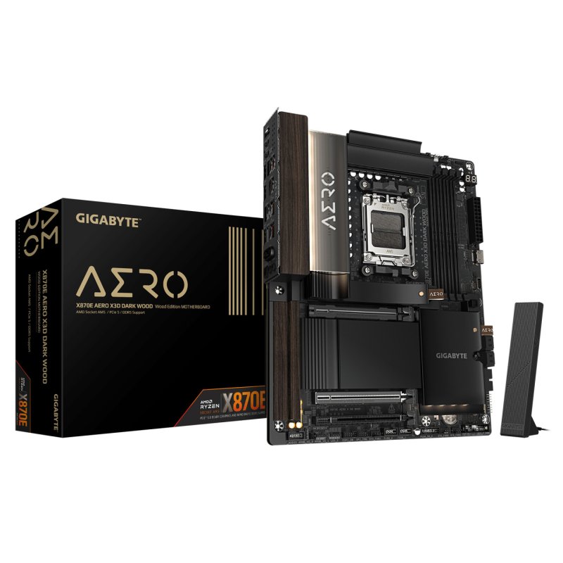MB GBT AMD AM5 X870E AERO X DK WOOD