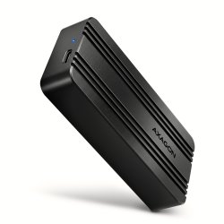 AXAGON EEM2-40G M.2-Gehäuse, USB4, 40 Gbit/s, NVMe, Aluminium - schwarz
