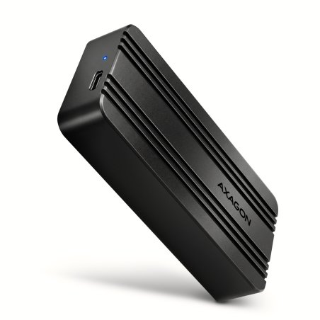 Axagon EEM2-40G Boîtier de disques de stockage Enceinte ssd Noir M.2