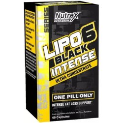 Nutrex Lipo6 Black Intense Ultra Concentrate 60 Capsules