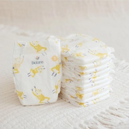 Biolane Natural Diapers Size 1 (2-5 Kg) - Pack of 28