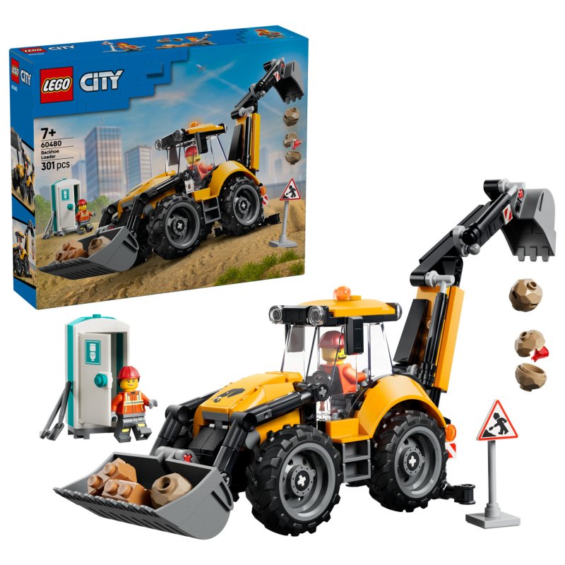 60480 LEGO 60480 City Gelber Baggerlader (2.5.)