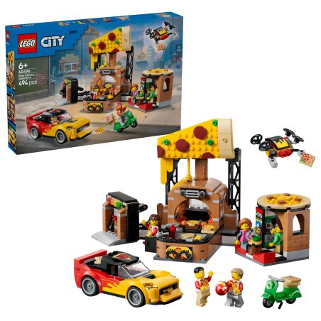 60496 LEGO 60496 City Pizza-Liefererlebnis mit Fahrzeugen (2.5.)