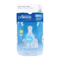 Dr. Brown's Pacifier Stage 2 Small Neck - Ideal For Infants
