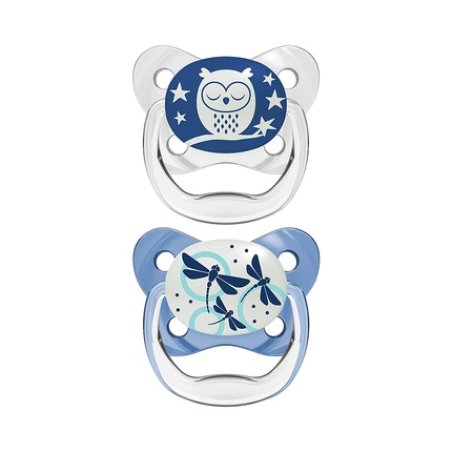 Prevent Nocturno T1 Pacifier 0-6 Months, Blue