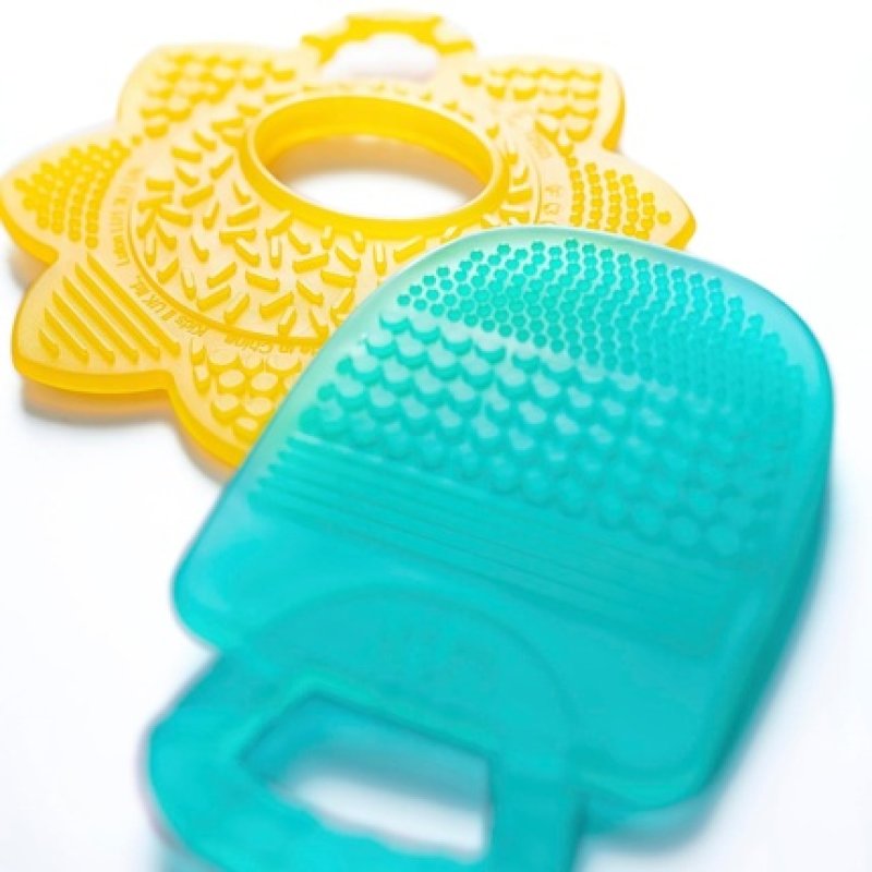 Bright Starts Sunny Soothers Teething Rings with Different Surfaces - Pack of 2