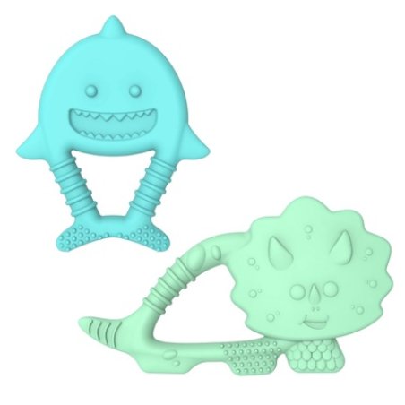 Melii Baby Teethers 100% Food Grade Silicone with Multiple Soft Textures
