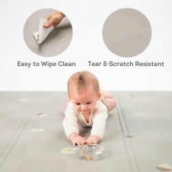 Taf Toys Fold & Play Checkers Mat Reversible Foam Playmat Ultradurable