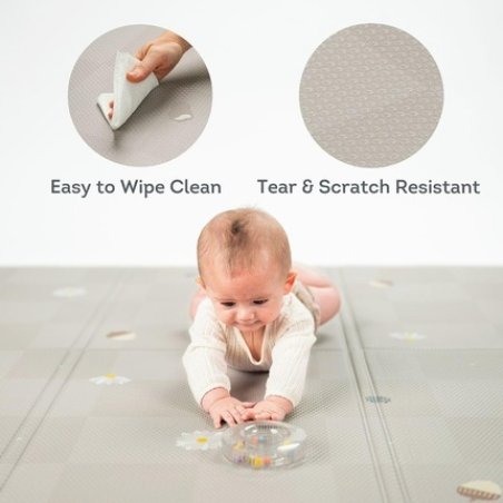 Taf Toys Fold & Play Checkers Mat Reversible Foam Playmat Ultradurable