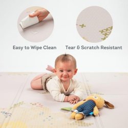 Taf Toys Fold & Play Bloom Reversible Foam Playmat Ultradurable