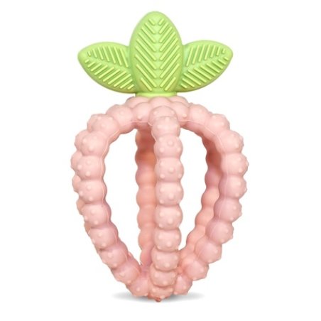 Razbaby Bites Silicone Baby Teething Toy Sensory Toy with Textured Berrybumps