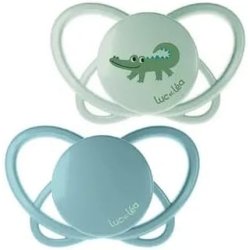 Luc Et Lea Physiological Pacifier 0-6 Months Goose - Pack of 2