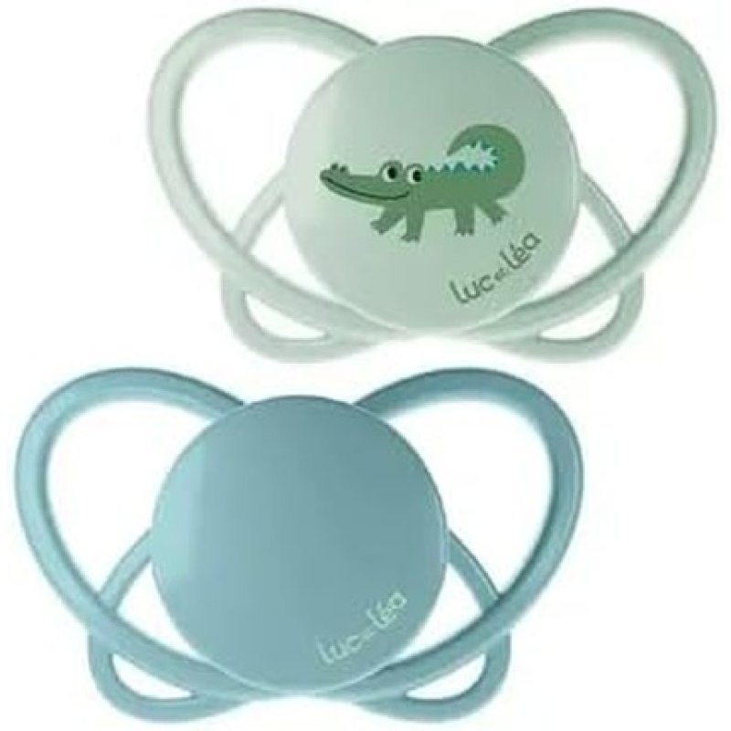 Luc Et Lea Physiological Pacifier 0-6 Months Goose - Pack of 2