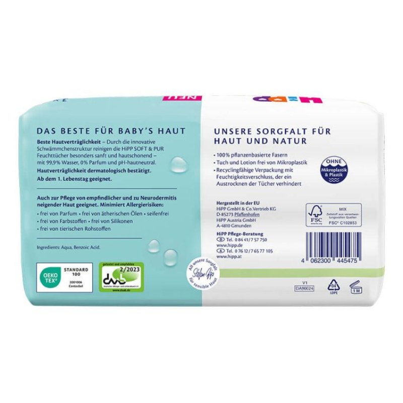 HiPP DA90024 baby wipes 144 pc(s)