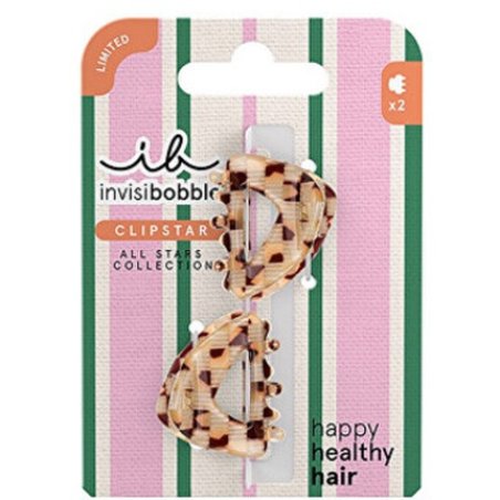 Invisibobble Clipstar All Stars Golden Caddie Xs Hair Clip 2 Pieces