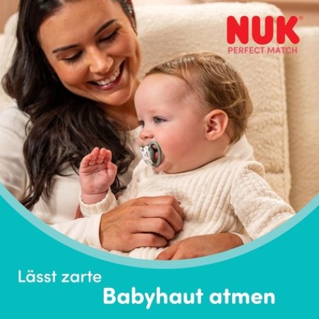 Nuk Perfect Match Air Night Baby Pacifier 0-6 Months Glow in the Dark