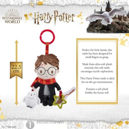 Harry Potter On The Go Activity Toy Clip-On for Pram and Pushchair for Newborn Baby
