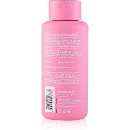 Luna Professional Haircare Volume Conditioner for Women - Lightweight Hair