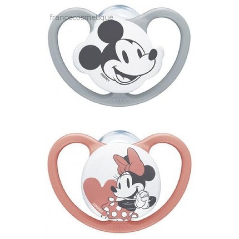 Nuk Space Disney Baby 2 Silicone Soothers For Ages 618 Months