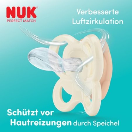Nuk Perfect Match Air Baby Pacifier 0-2 Months Orthodontic
