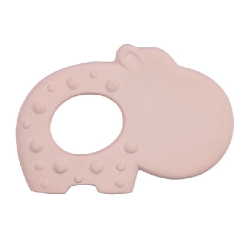 Tikiri 8591503 Hippopotamus Teething Ring Made Of Natural Rubber