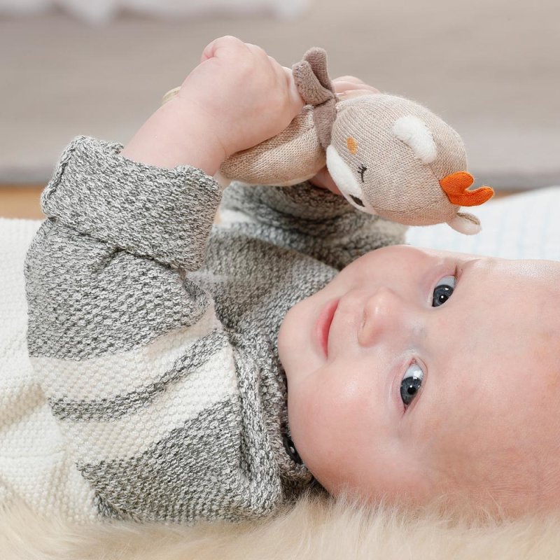 Wooden Grasping Toy Teddy FahnNATURUR